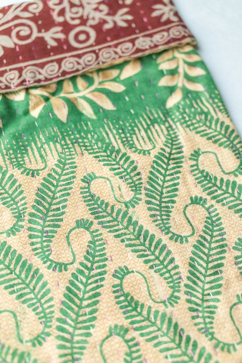 Kantha Holiday Stocking - Merry No. 18