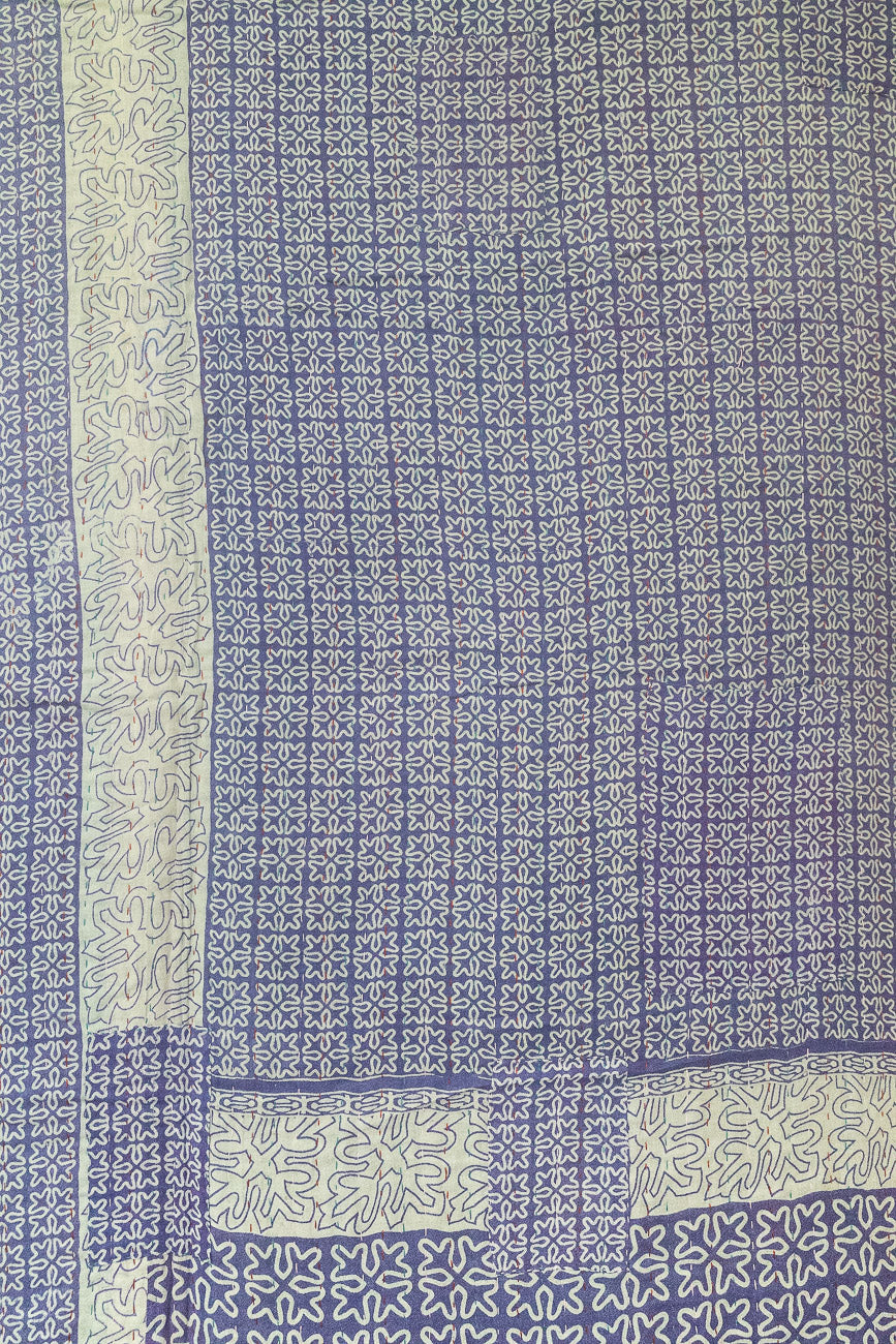 Midnight Large Kantha Throw