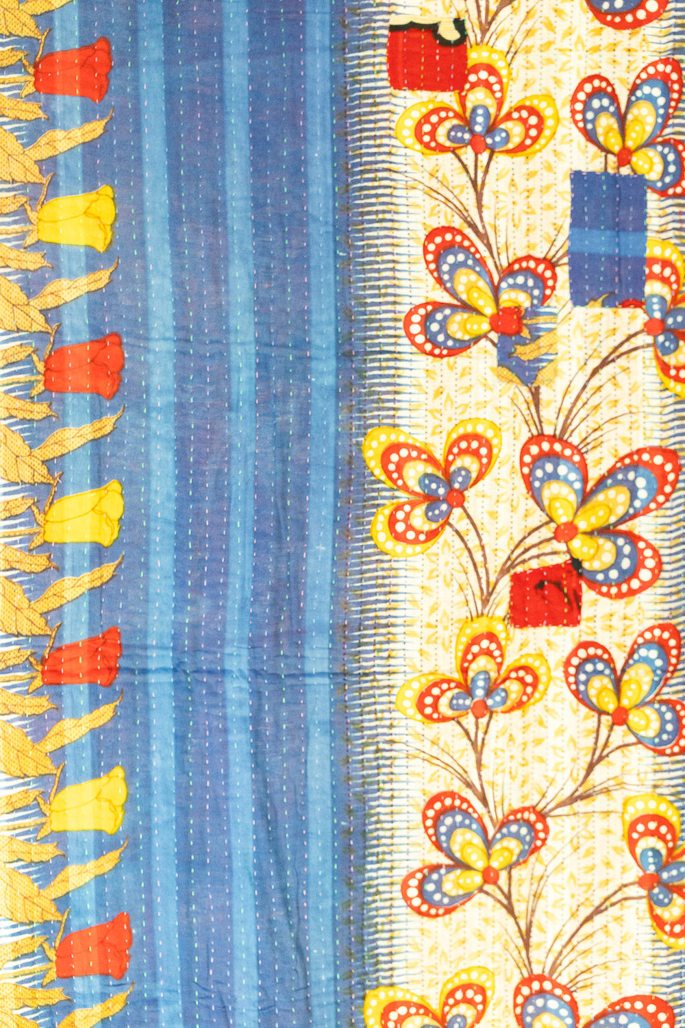 Milestone Kantha Throw