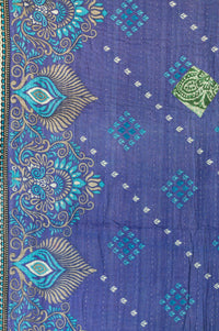 Milestone Kantha Throw Blanket