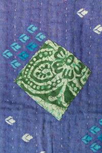 Milestone Kantha Throw Blanket