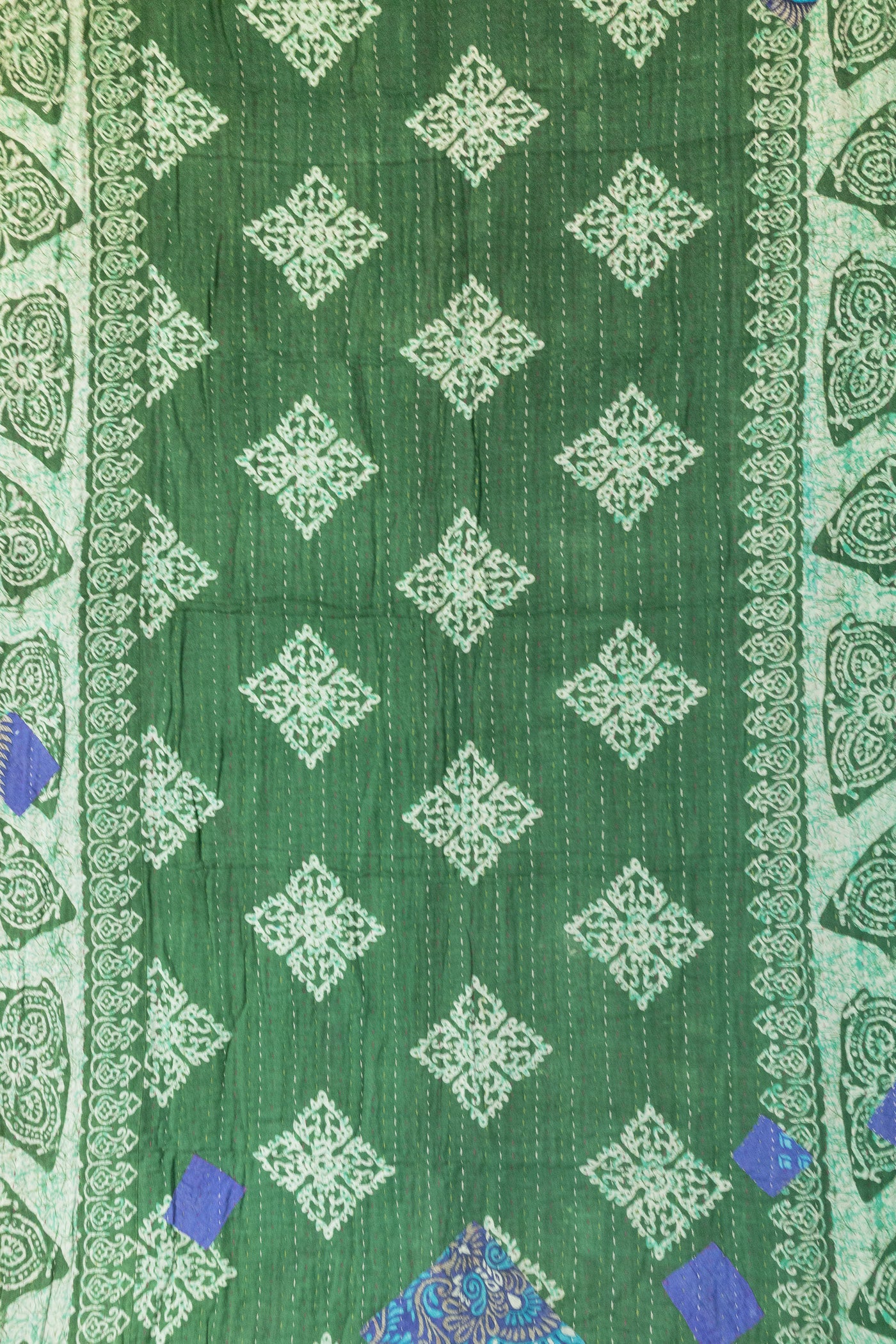 Milestone Kantha Throw Blanket