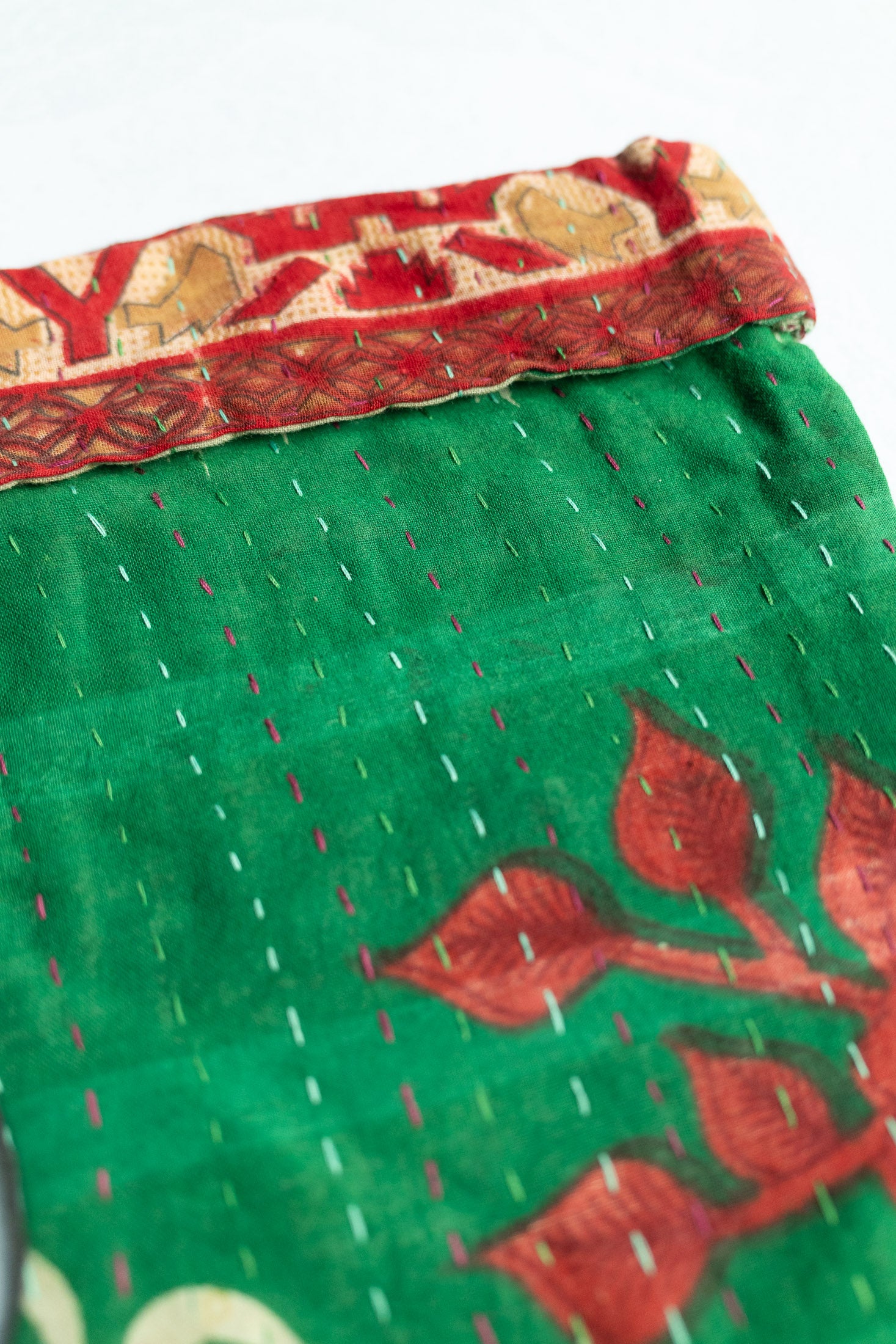 Kantha Holiday Stocking — Little No. 9
