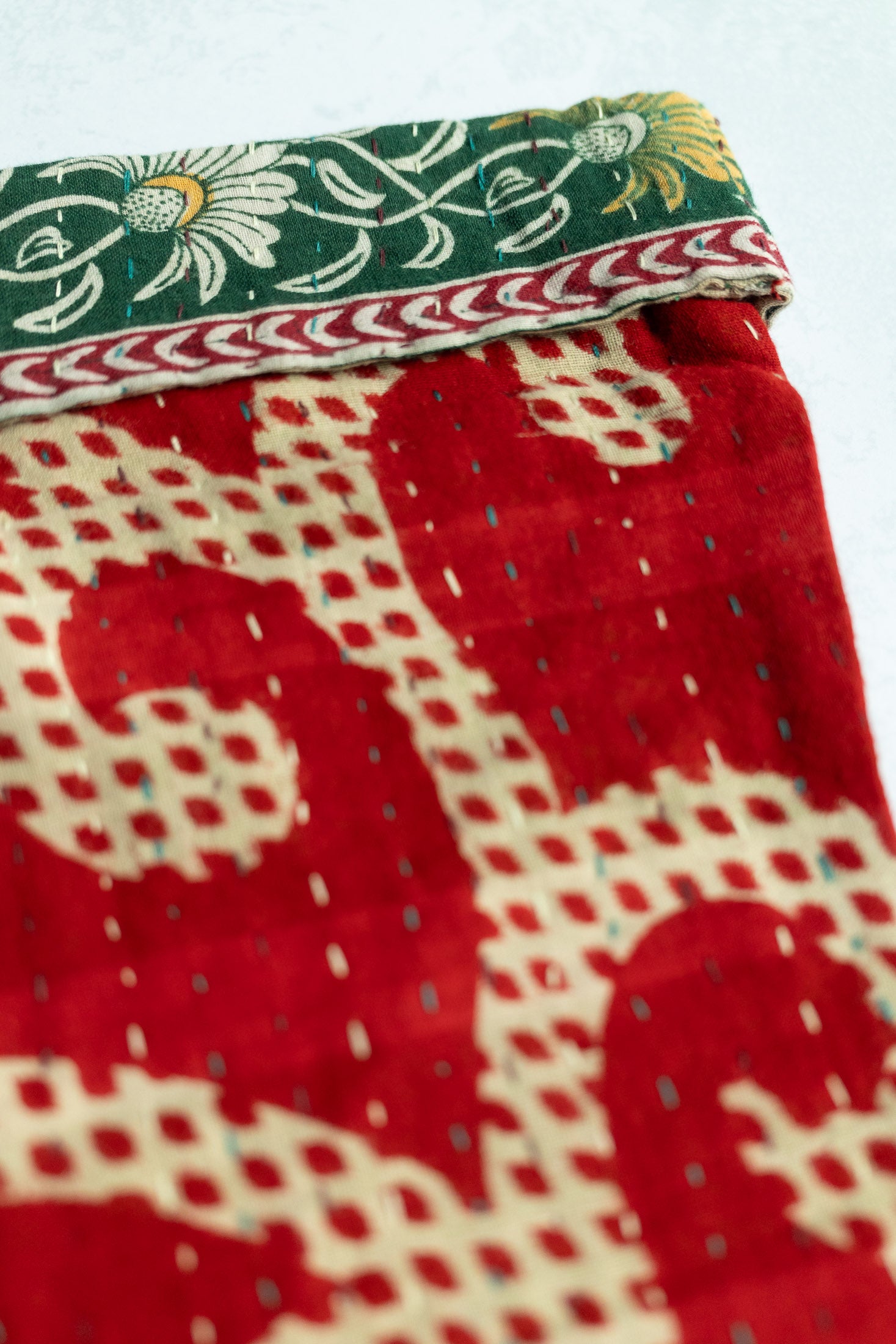 Kantha Holiday Stocking — Little No. 11