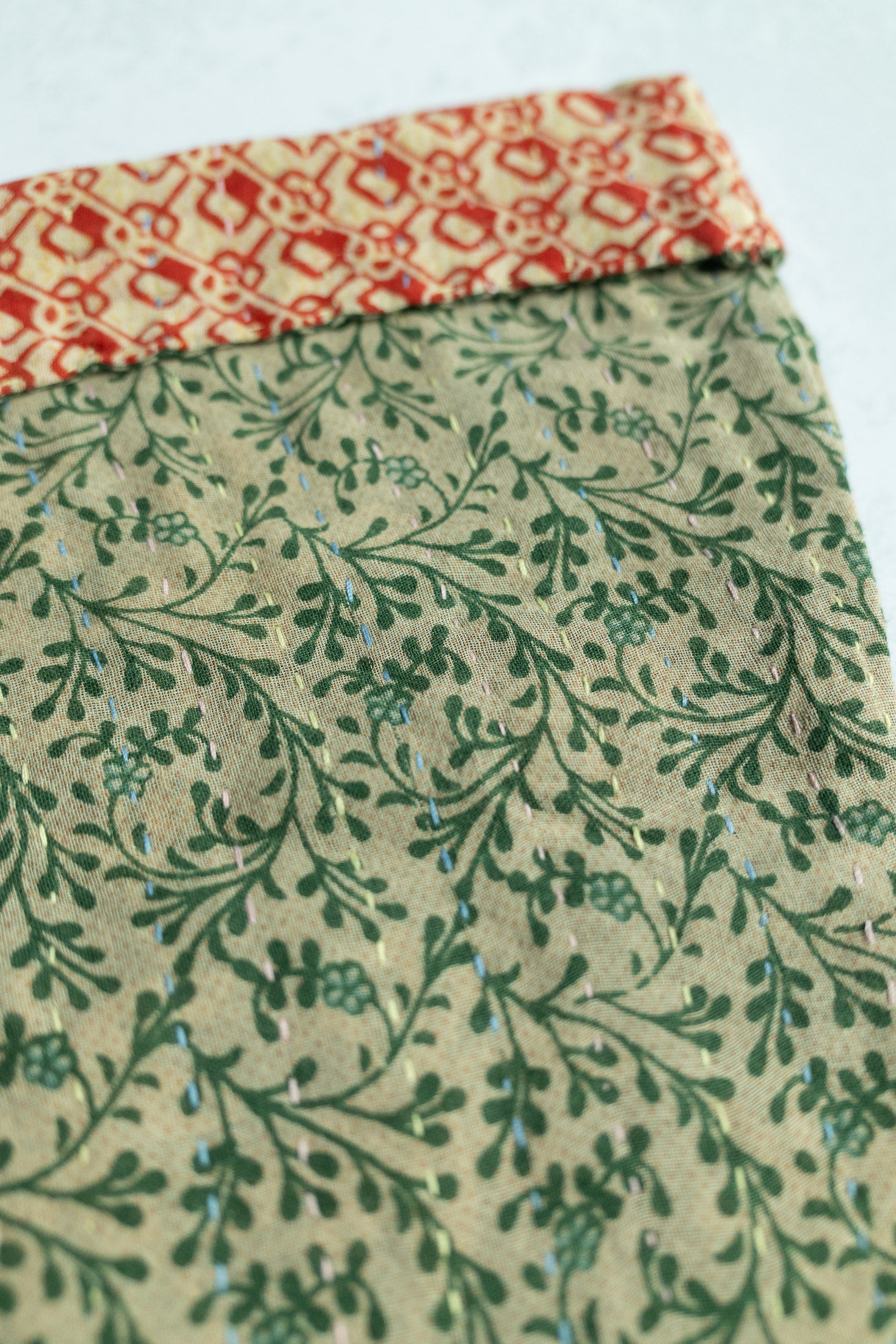 Kantha Holiday Stocking — Little No. 13