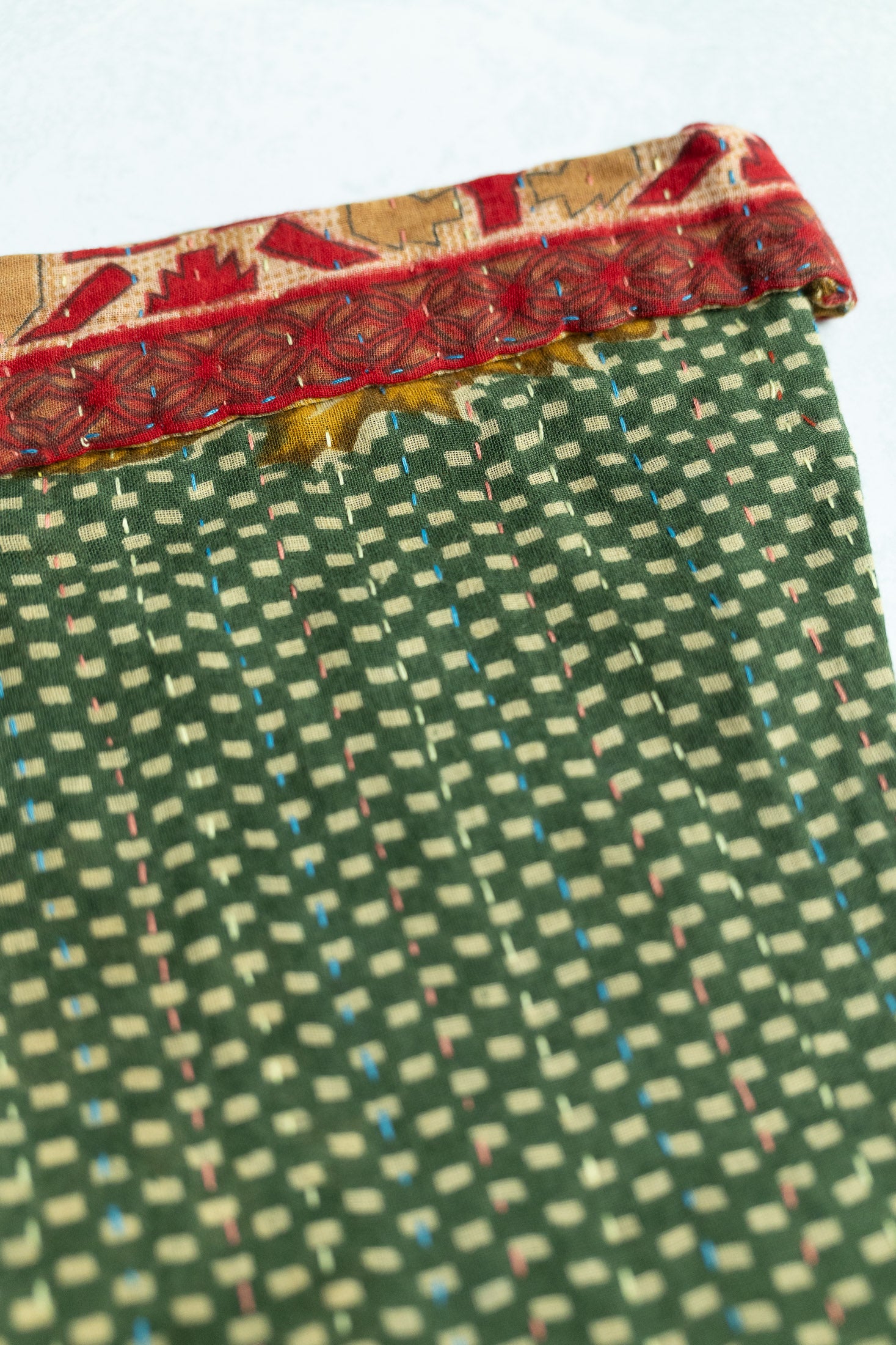 Kantha Holiday Stocking — Little No. 15
