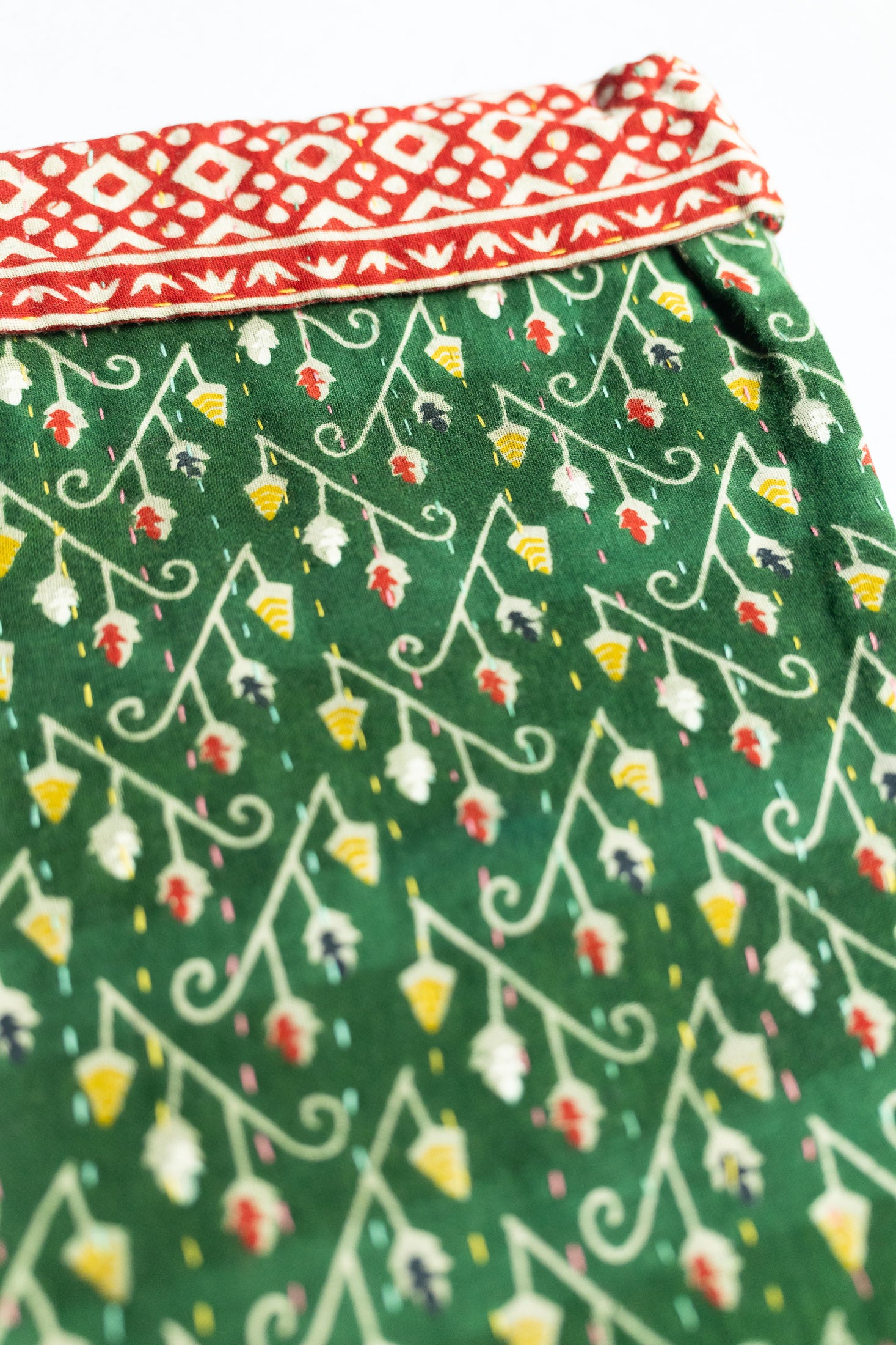 Kantha Holiday Stocking — Little No. 17