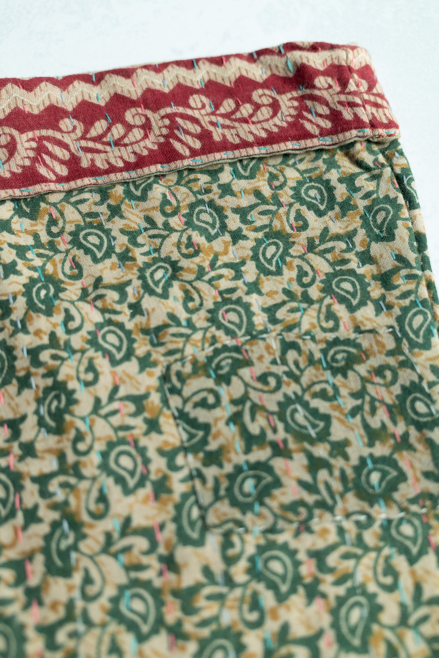 Kantha Holiday Stocking — Little No. 1