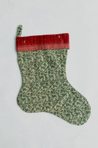dignify Kantha Little Christmas Stocking No. 1