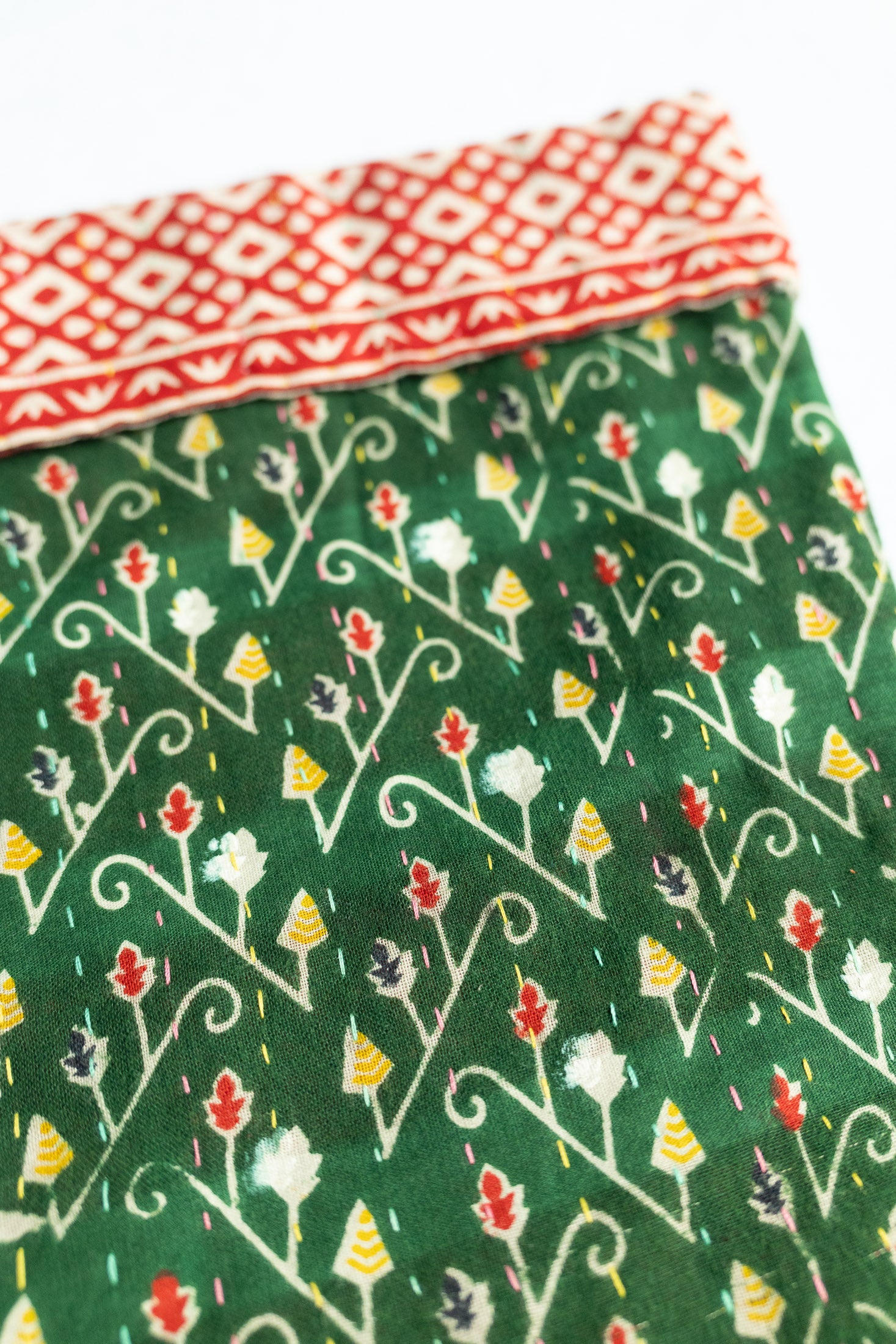 Kantha Holiday Stocking — Little No. 18
