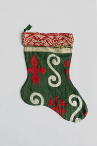 dignify Kantha Little Christmas Stocking No. 19