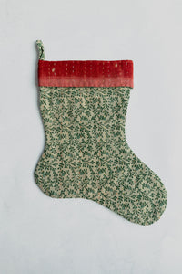 dignify Kantha Little Christmas Stocking No. 22