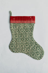 dignify Kantha Little Christmas Stocking No. 22