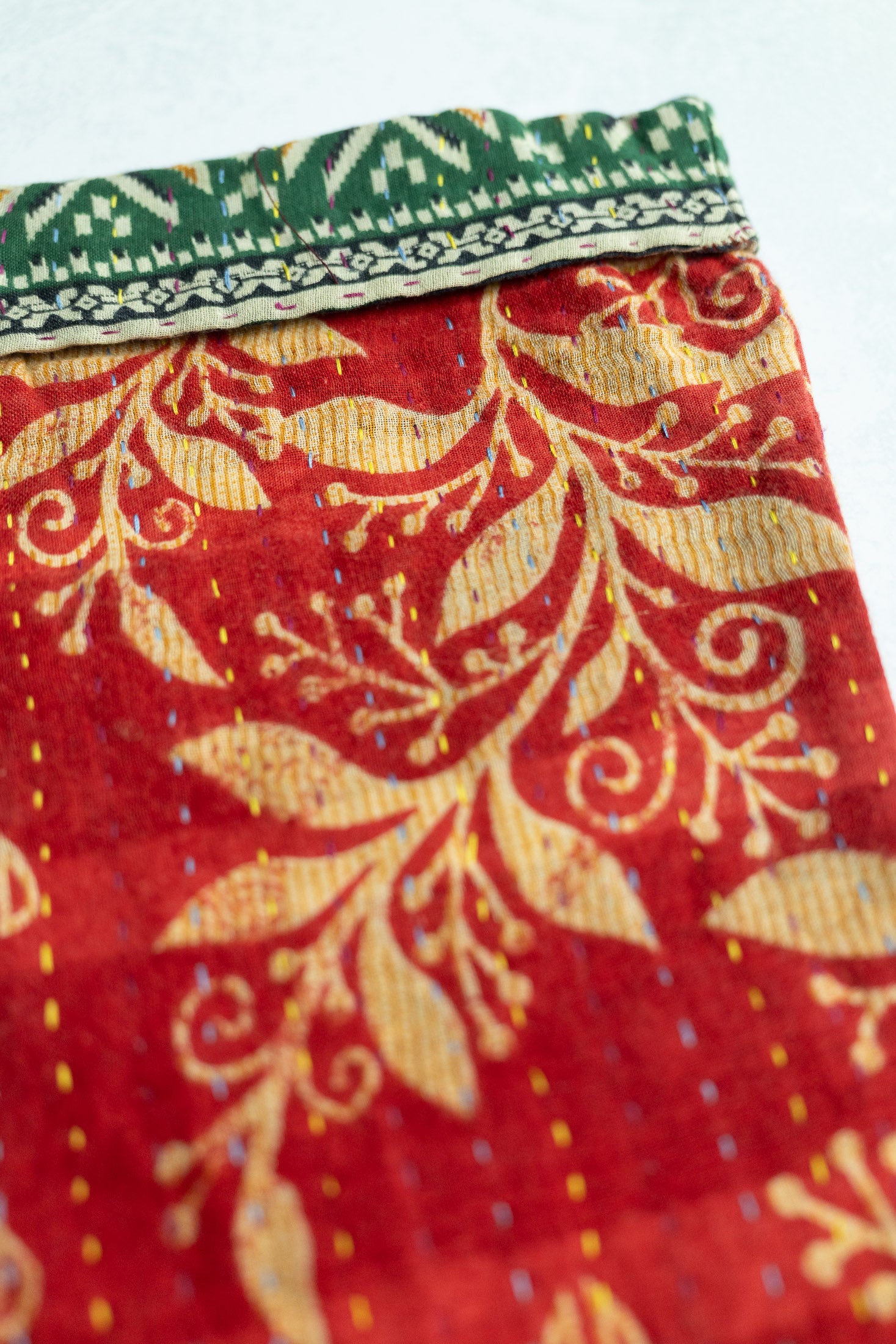 Kantha Holiday Stocking — Little No. 26