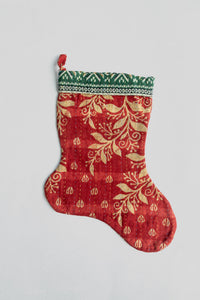 dignify Kantha Little Christmas Stocking No. 26