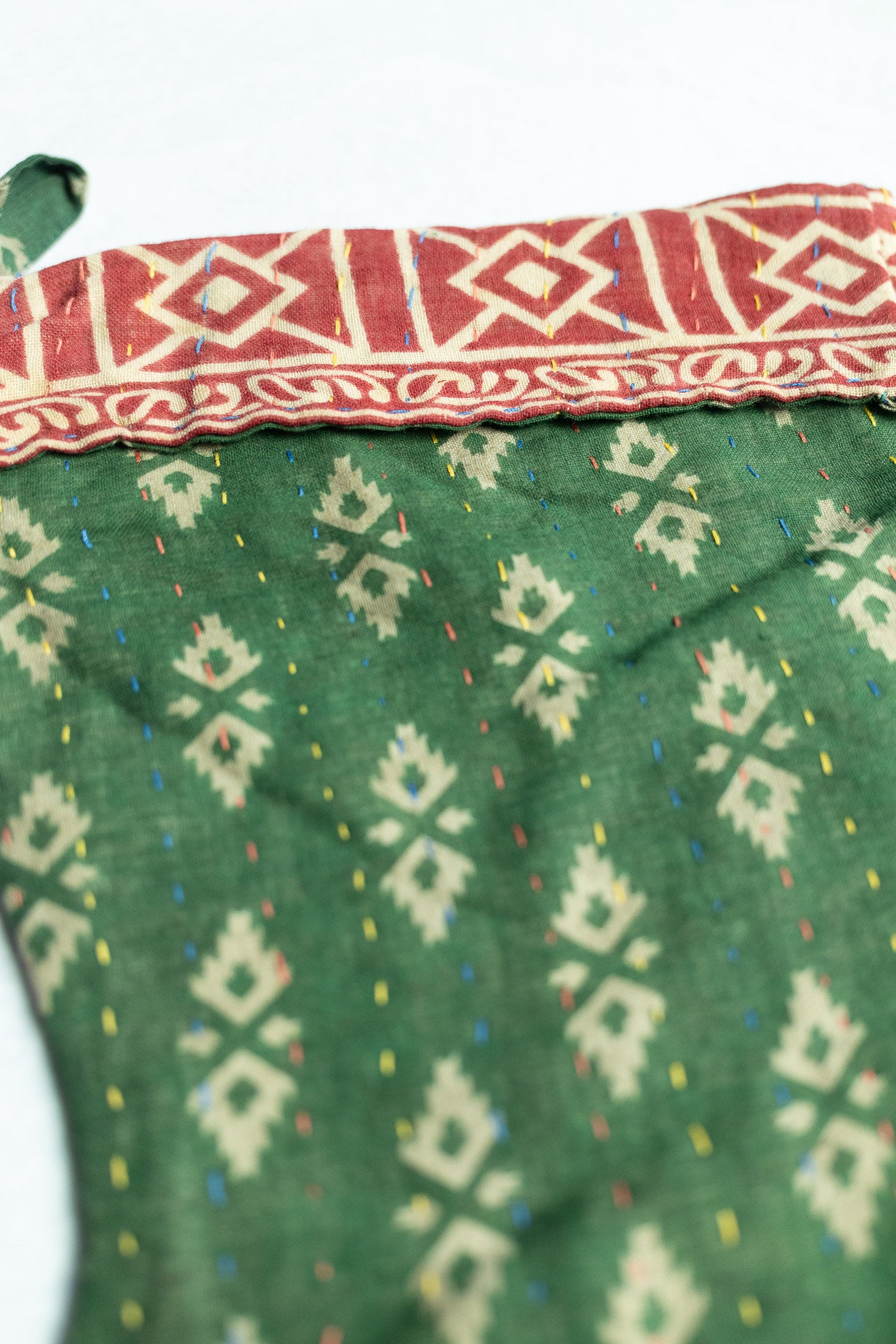 Kantha Holiday Stocking — Little No. 27