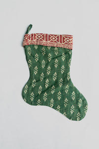 dignify Kantha Little Christmas Stocking No. 27