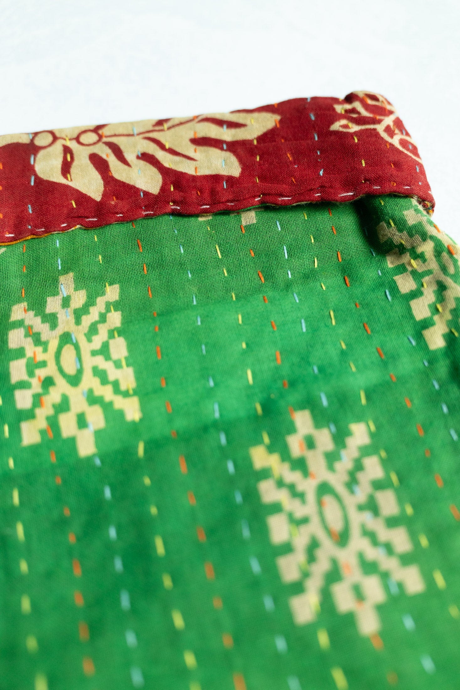 Kantha Holiday Stocking — Little No. 28