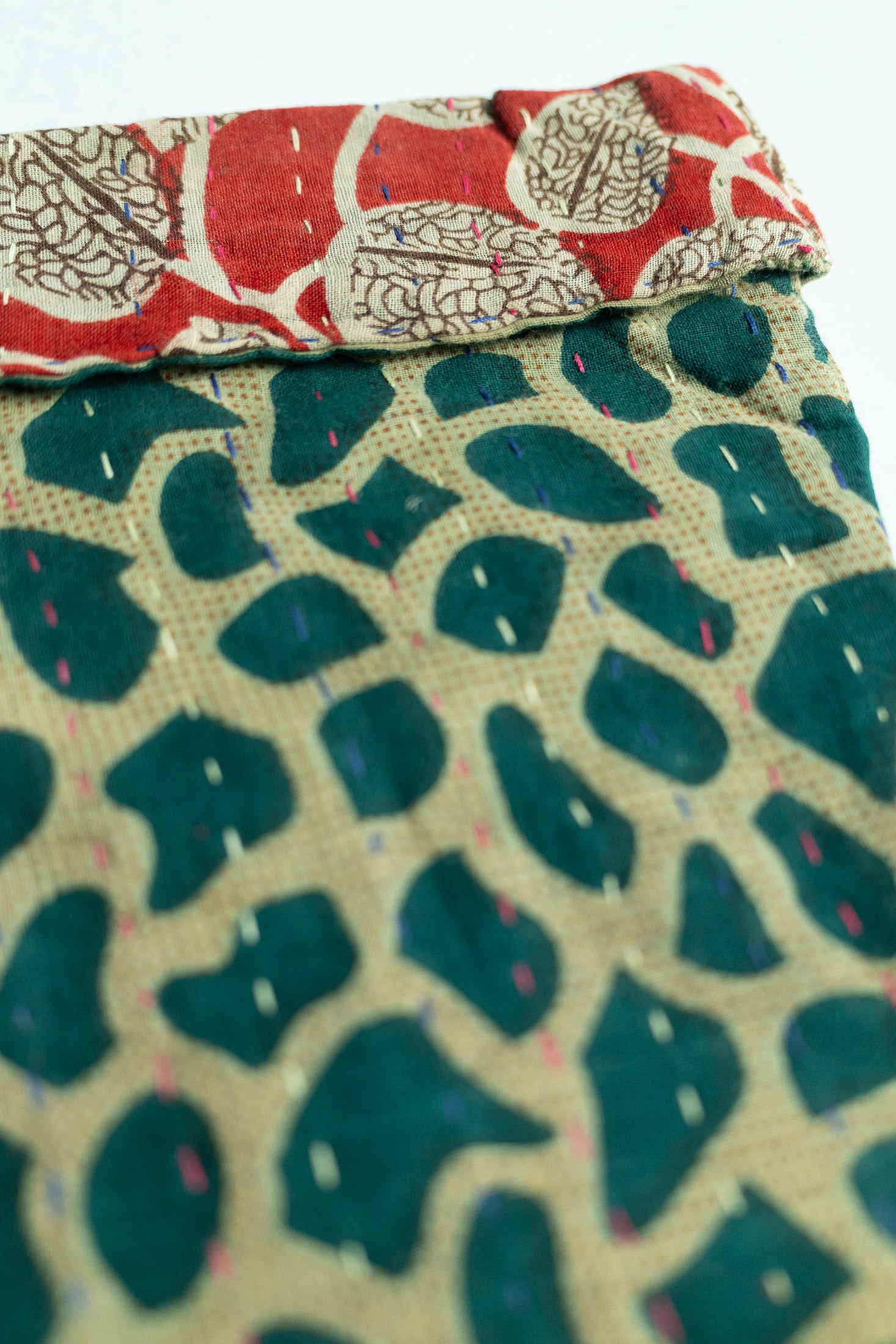Kantha Holiday Stocking — Little No. 29