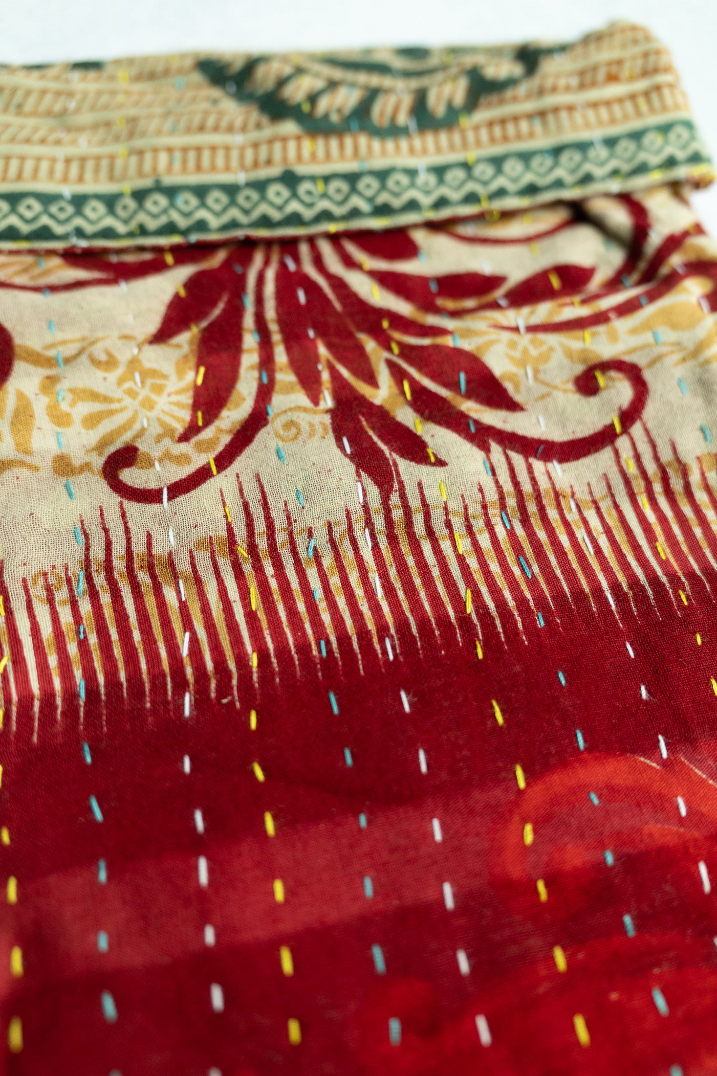 Kantha Holiday Stocking — Little No. 31