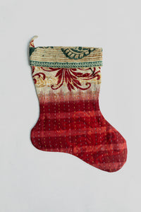 dignify Kantha Little Christmas Stocking No. 31
