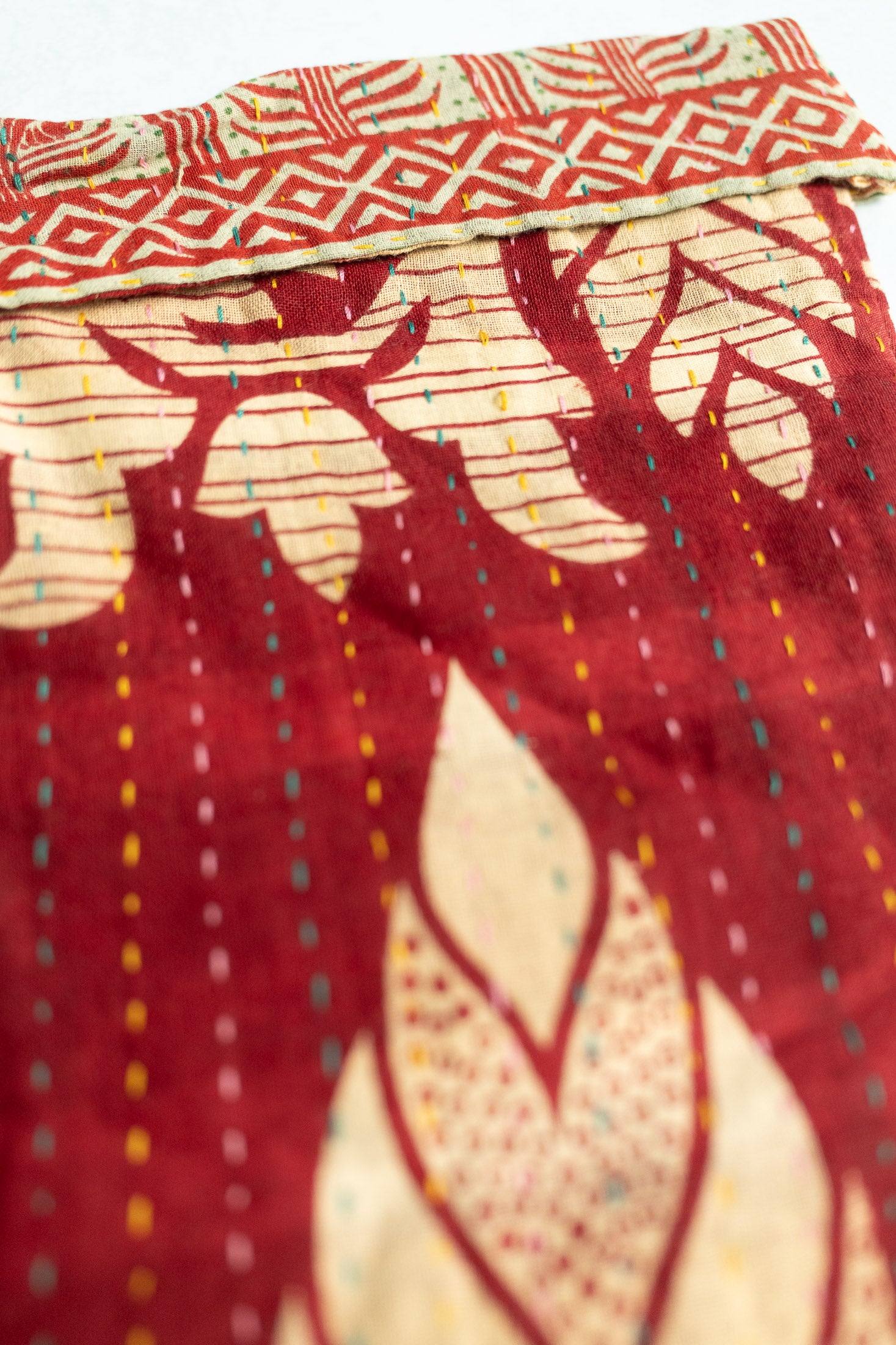 Kantha Holiday Stocking — Little No. 32