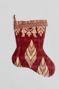 dignify Kantha Little Christmas Stocking No. 32