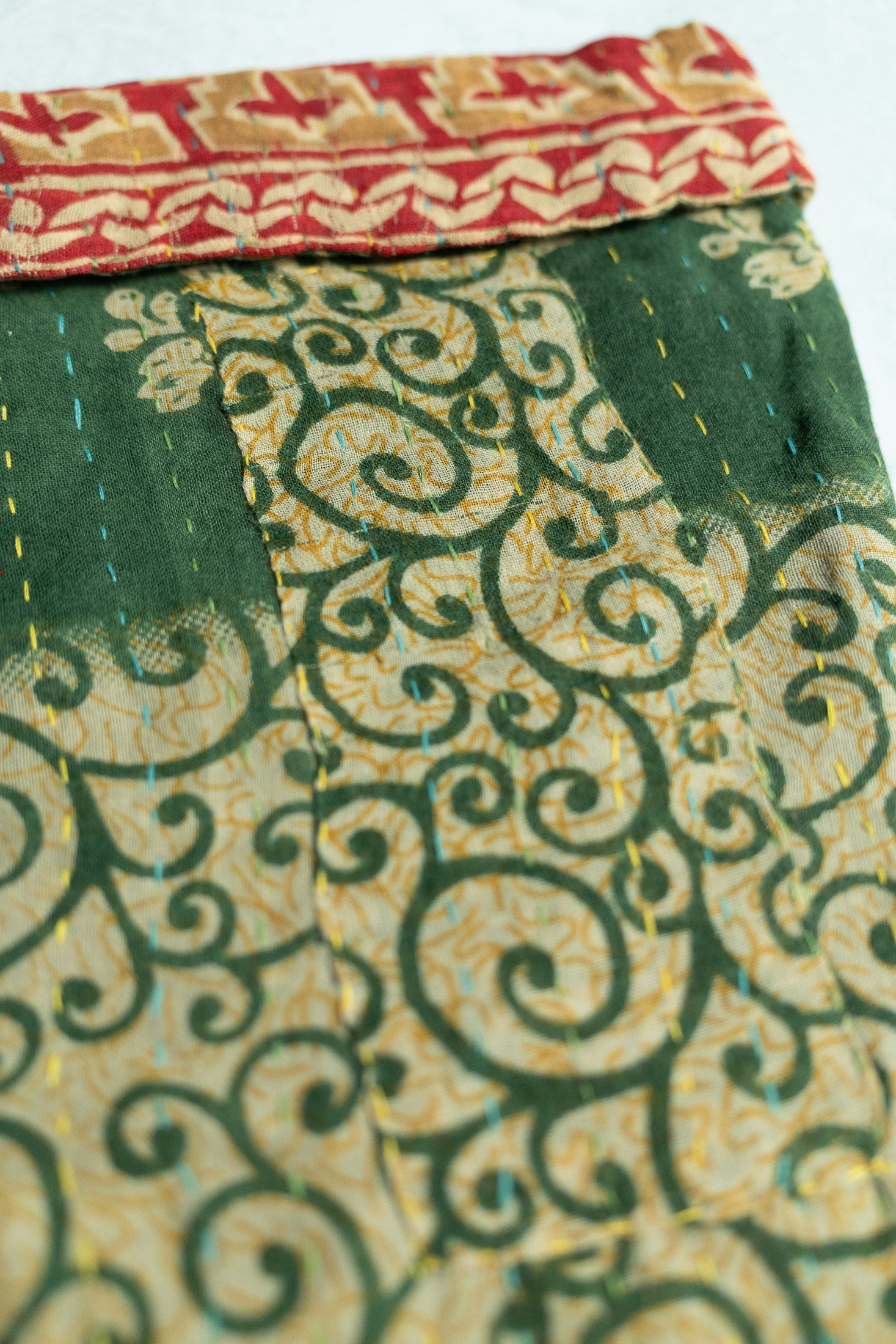 Kantha Holiday Stocking — Little No. 33