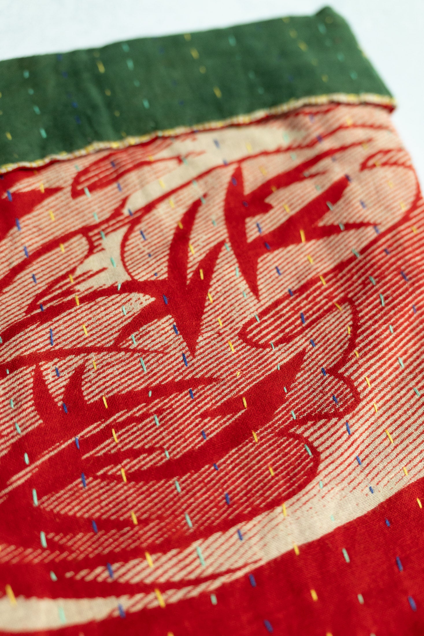 Kantha Holiday Stocking — Little No. 35