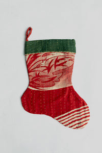 dignify Kantha Little Christmas Stocking No. 35
