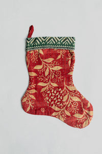 dignify Kantha Little Christmas Stocking No. 36