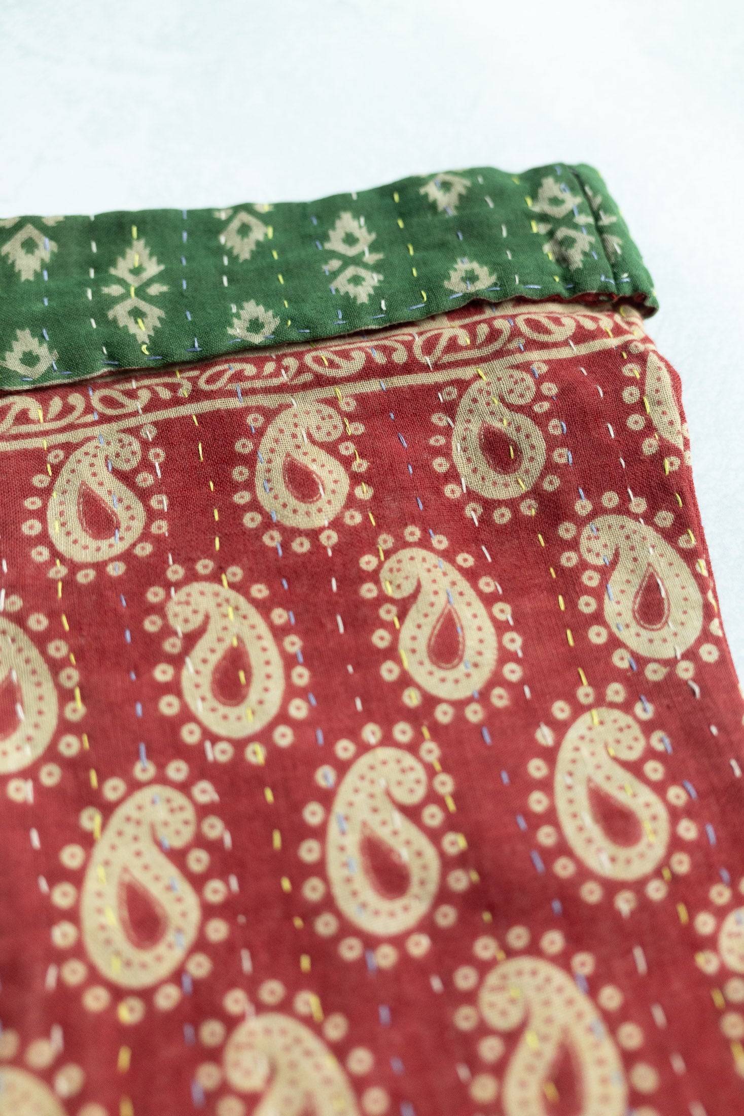Kantha Holiday Stocking — Little No. 3