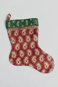 dignify Kantha Little Christmas Stocking No. 3