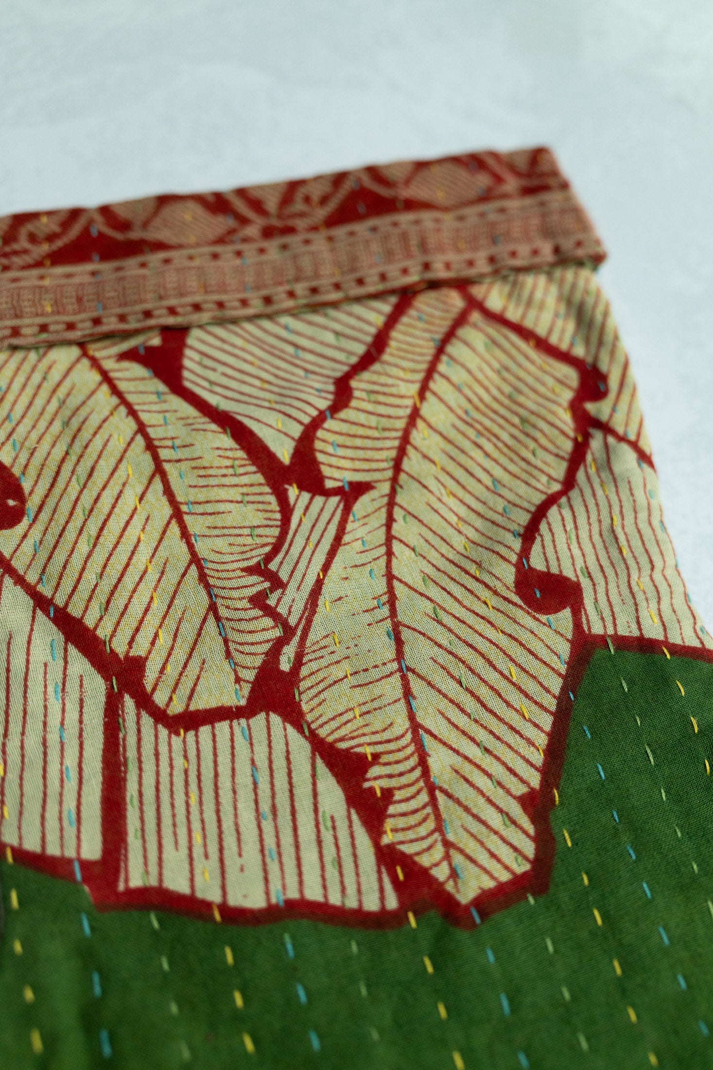 Kantha Holiday Stocking — Little No. 38