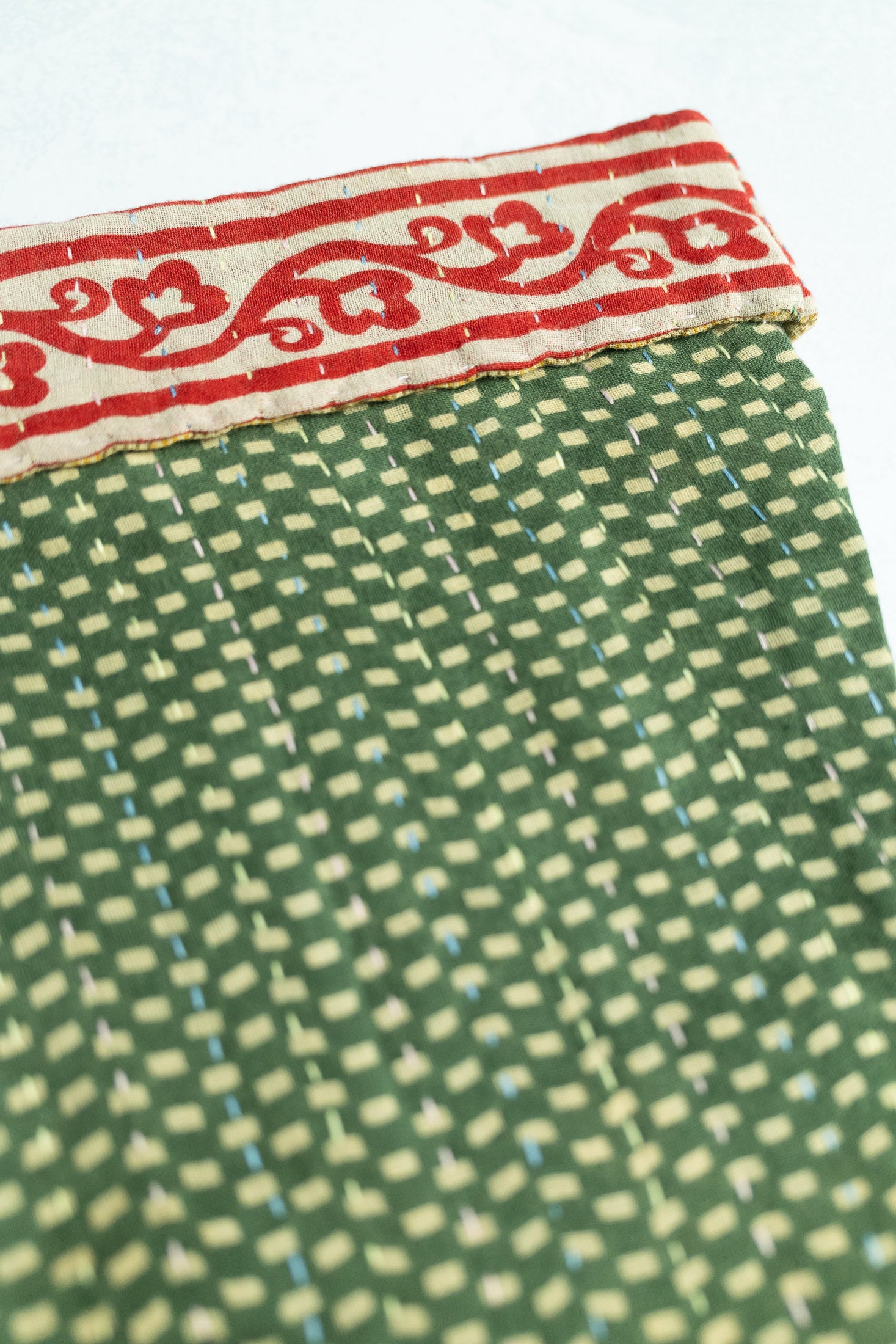 Kantha Holiday Stocking — Little No. 39
