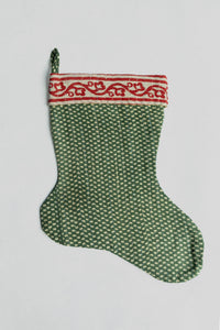 dignify Kantha Little Christmas Stocking No. 39