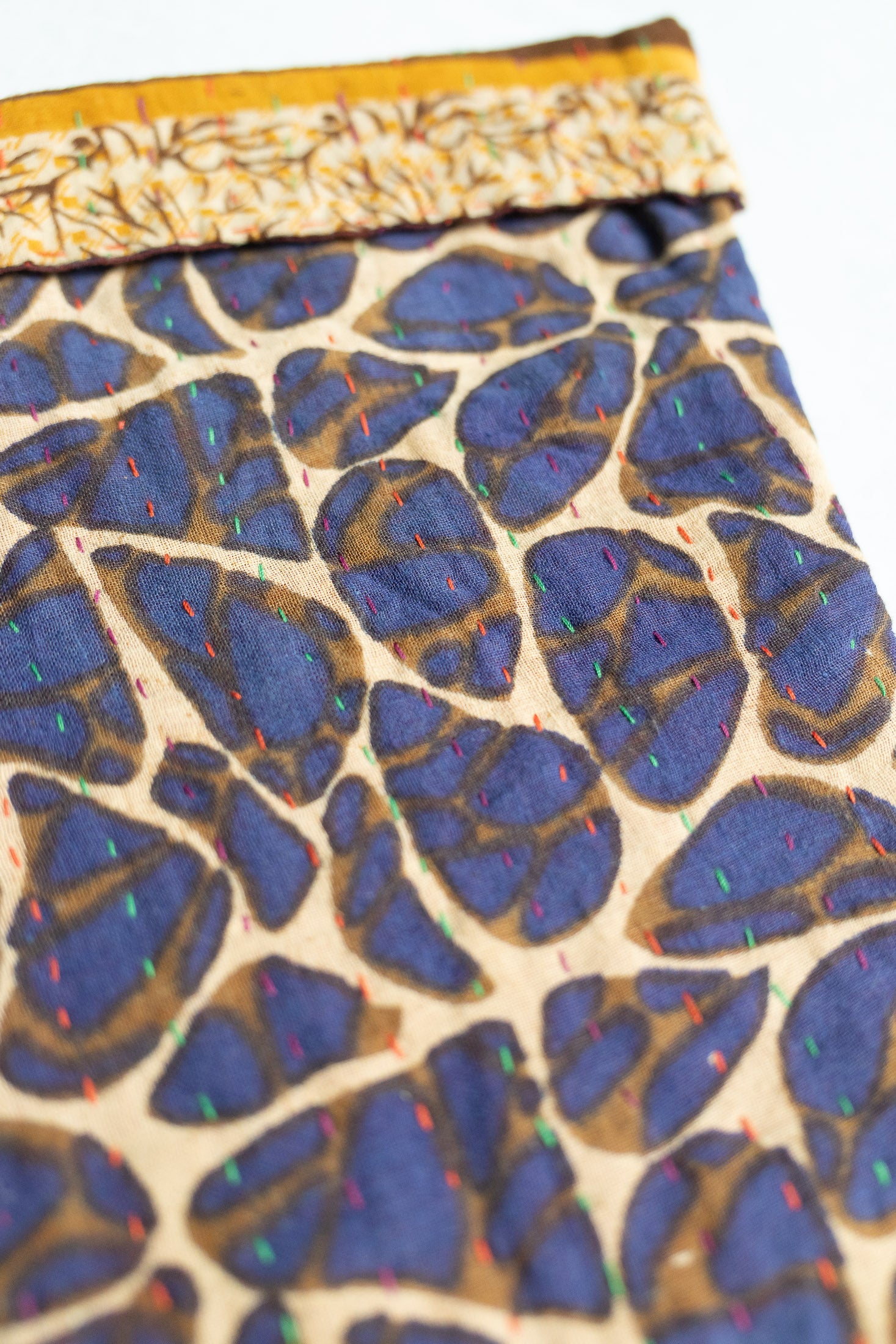 Kantha Holiday Stocking — Little No. 40