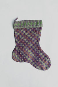 dignify Kantha Little Christmas Stocking No. 41