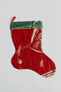 dignify Kantha Little Christmas Stocking No. 5