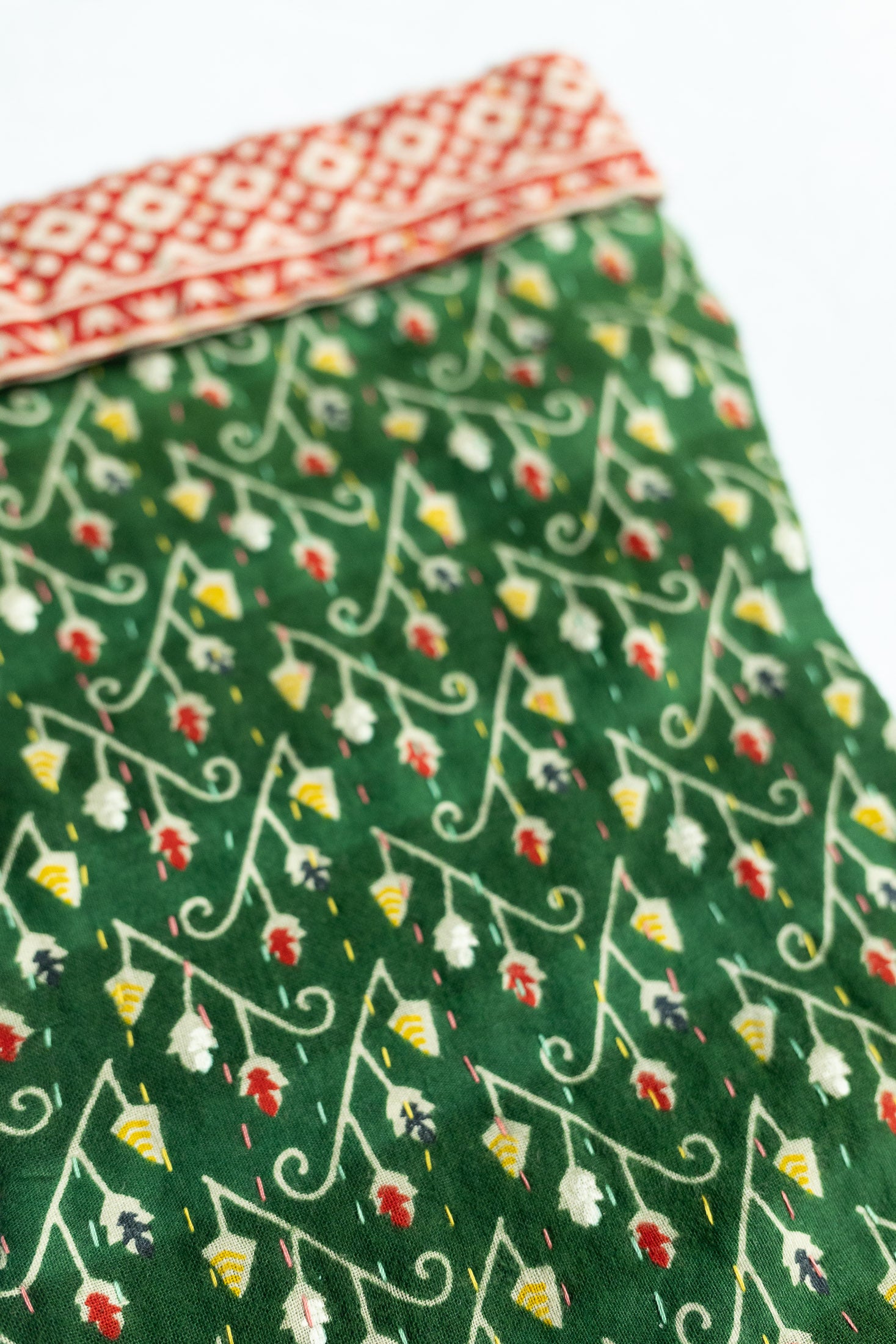 Kantha Holiday Stocking — Little No. 6