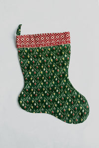 dignify Kantha Little Christmas Stocking No. 6