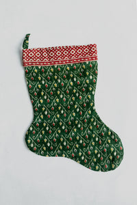 dignify Kantha Little Christmas Stocking No. 6