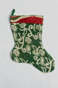 dignify Kantha Little Christmas Stocking No. 7
