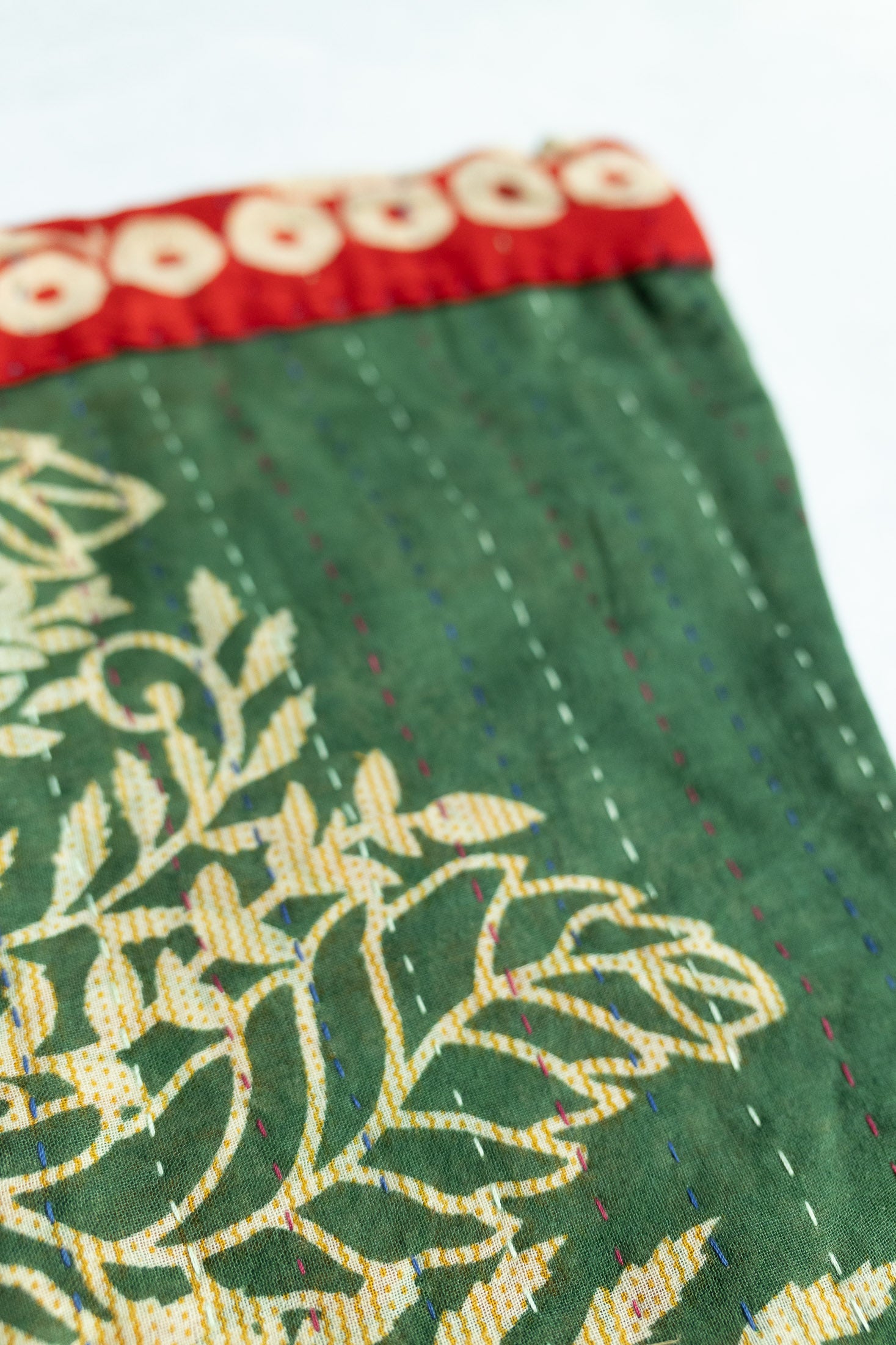 Kantha Holiday Stocking — Little No. 8