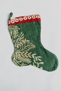 dignify Kantha Little Christmas Stocking No. 8
