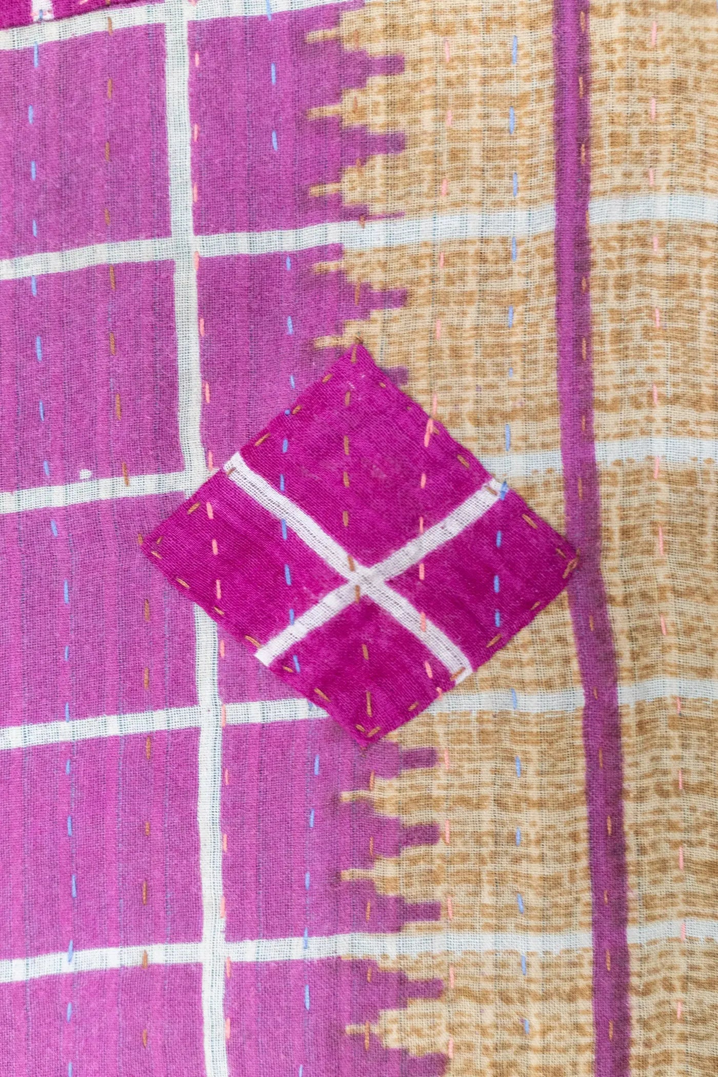 Miracle Kantha Throw Blanket