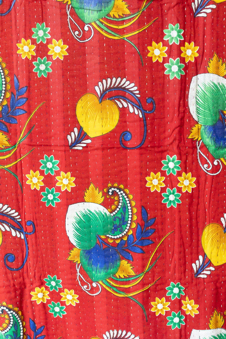 Miracle Kantha Christmas Throw