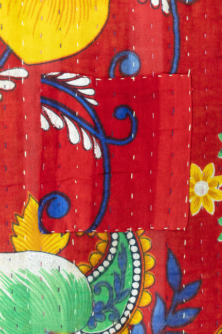 Miracle Kantha Christmas Throw