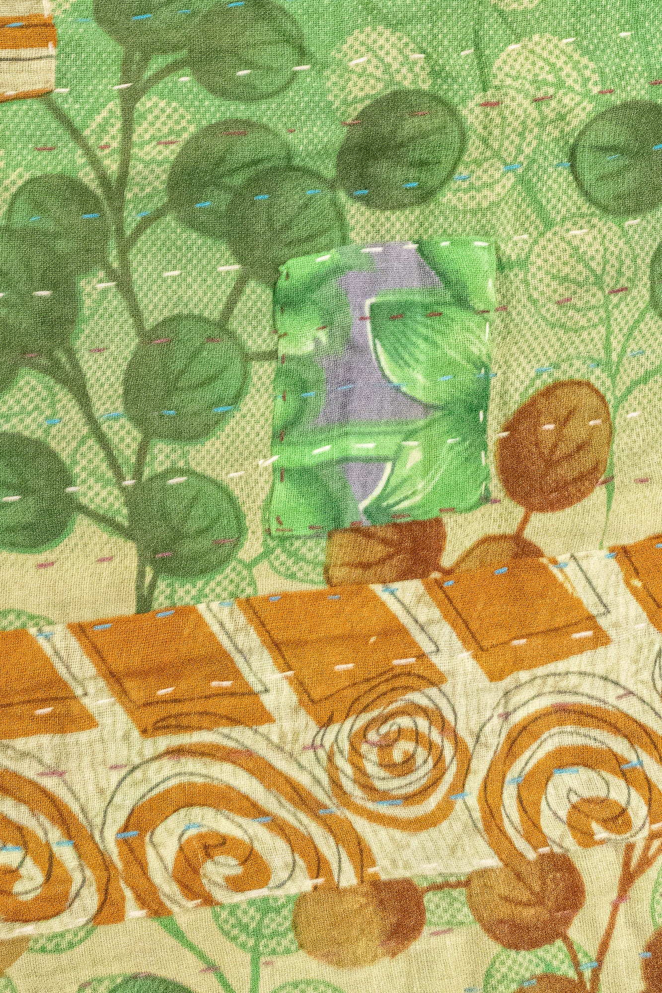 Miracle No. 1 Kantha Baby Blanket