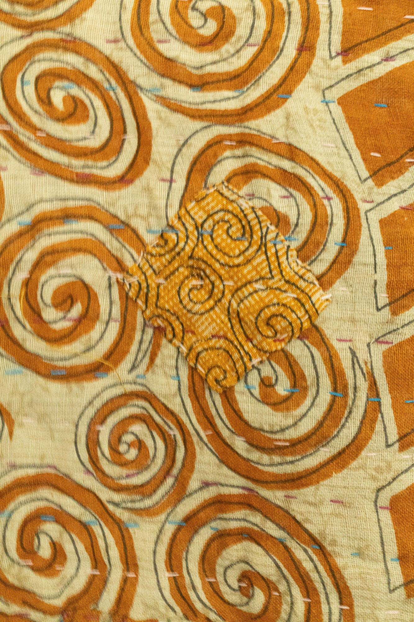 Miracle No. 1 Kantha Baby Blanket